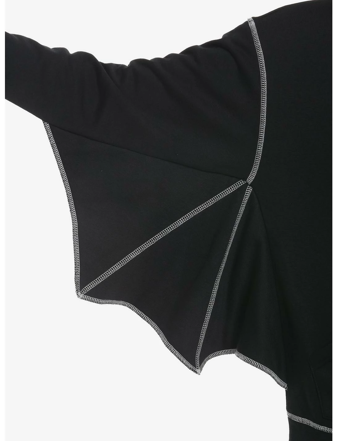 HUNIVERS Black Bat Wing Hoodie - Image 4
