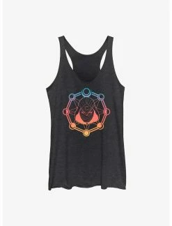 Null Marvel Moon Knight Moon Phases Neon Womens Tank Top