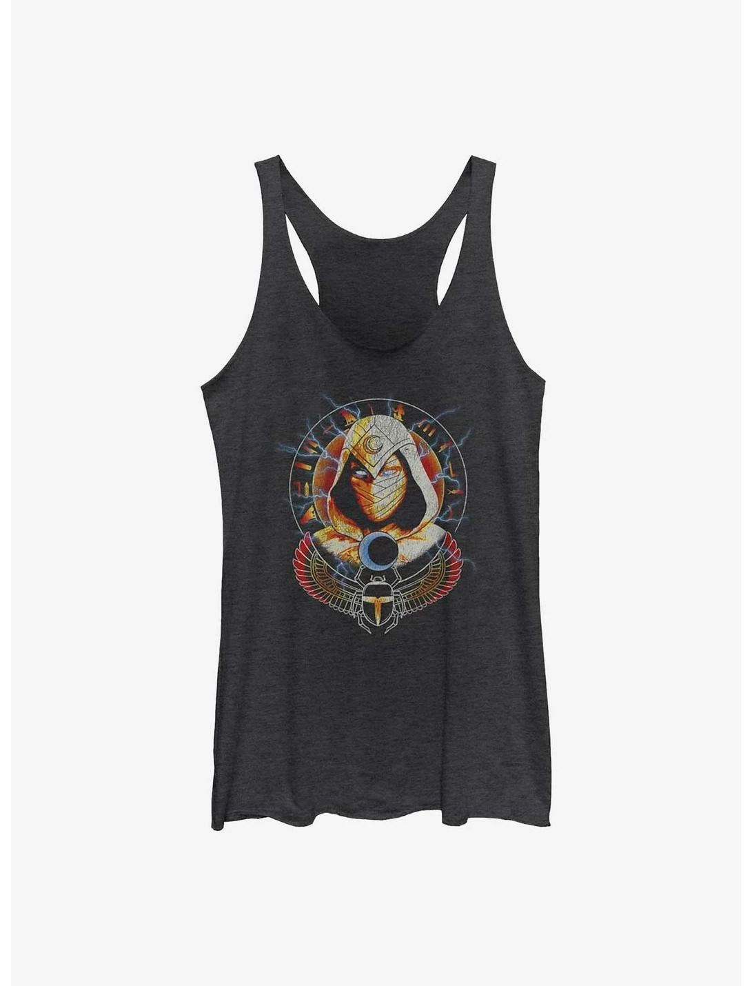 Null Marvel Moon Knight Scarab Moon Womens Tank Top