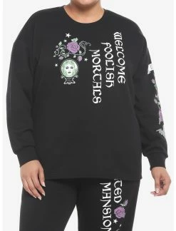 HUNIVERS Her Universe Disney The Haunted Mansion Madame Leota Crop Sweatshirt Plus Size