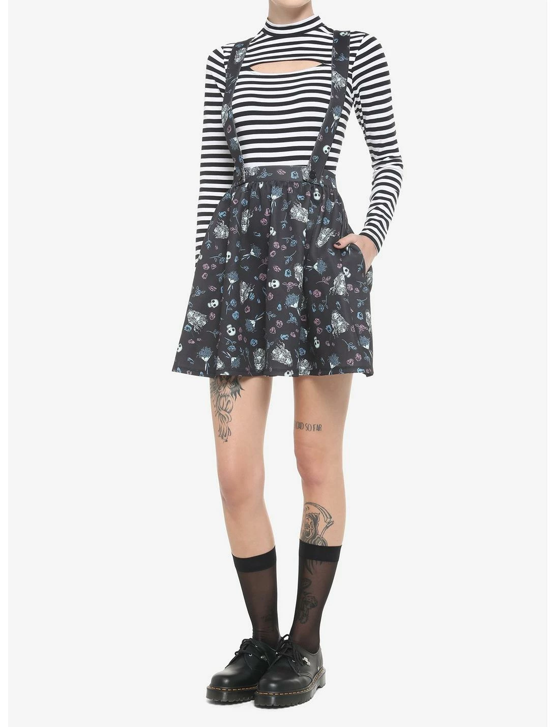 HUNIVERS Corpse Bride Icon Suspender Skirt - Image 2