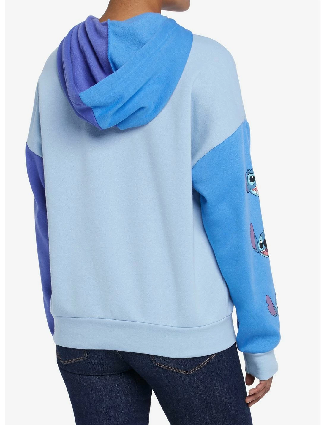 HUNIVERS Disney Lilo & Stitch Color-Block Hoodie - Image 3