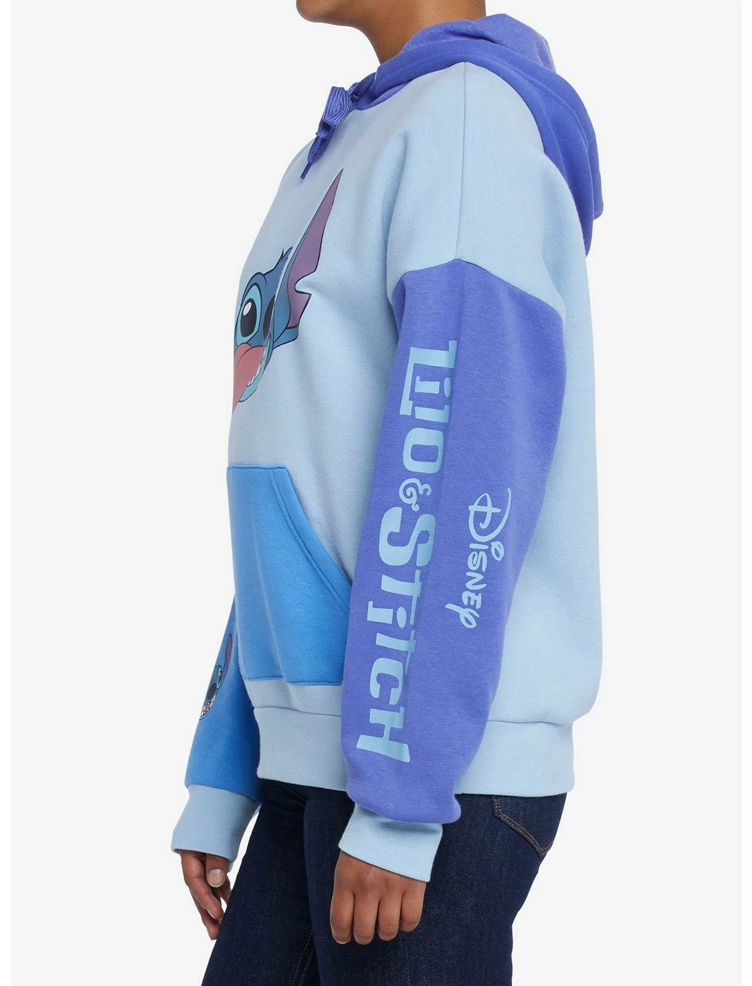 HUNIVERS Disney Lilo & Stitch Color-Block Hoodie - Image 5