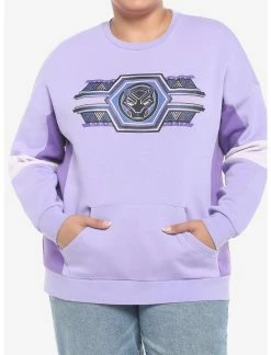 HUNIVERS Her Universe Marvel Black Panther: Wakanda Forever Color-Block Sweatshirt Plus Size