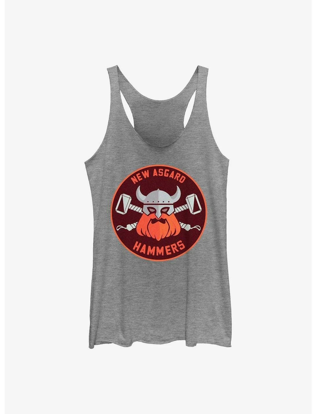 Null Marvel Thor: Love And Thunder New Asgard Hammers Badge Womens Tank Top