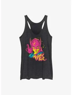 Null Marvel Thor: Love And Thunder Pop Art Mighty Thor Womens Tank Top