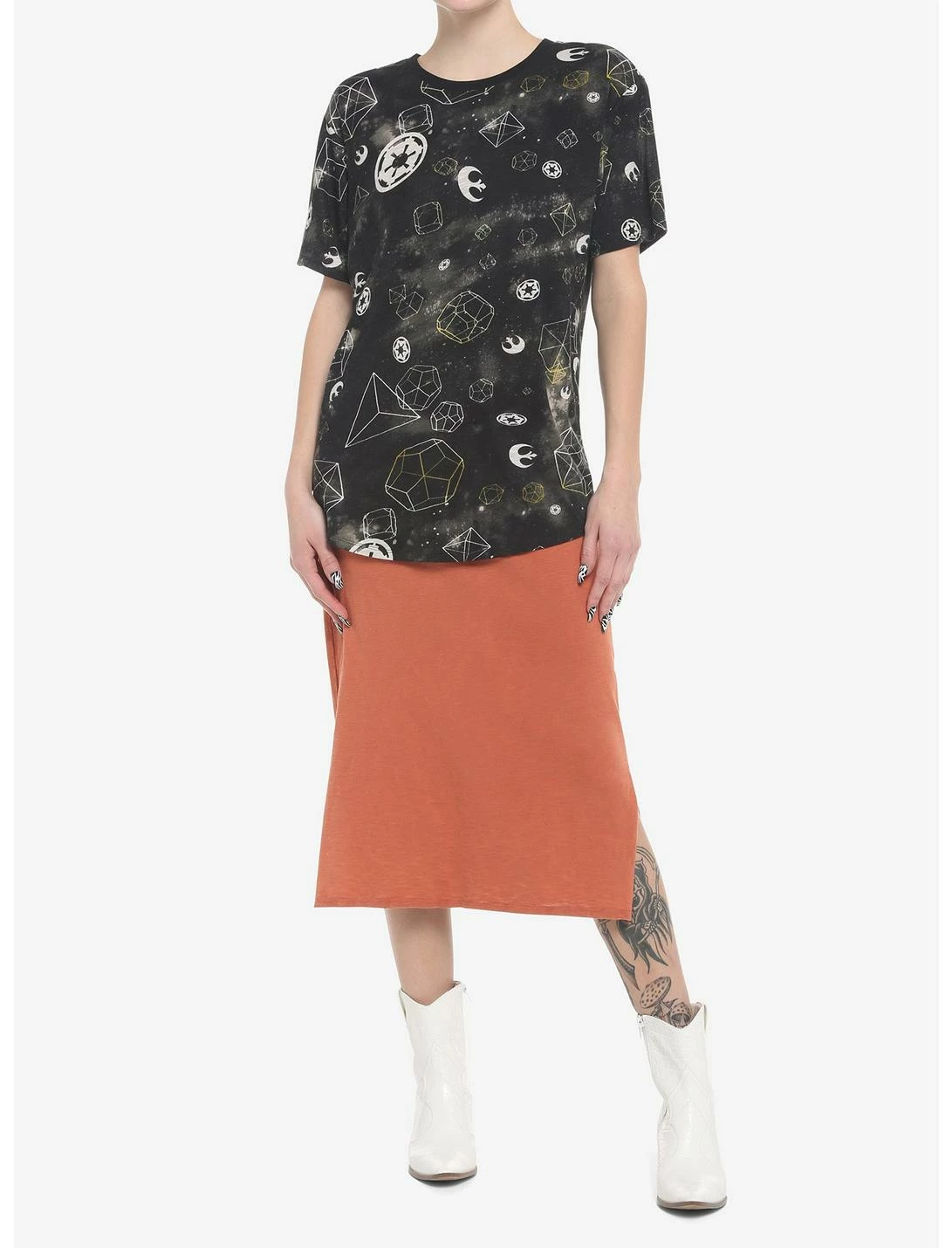 HUNIVERS Her Universe Star Wars Icons Tie-Dye Tunic Top - Image 2