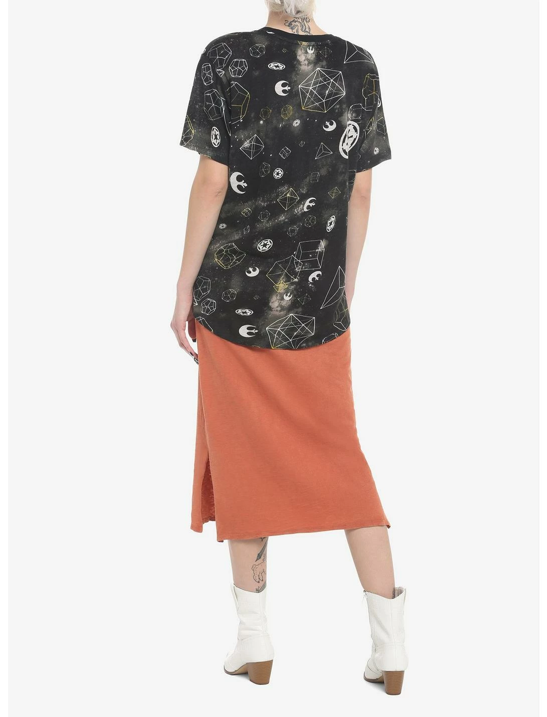 HUNIVERS Her Universe Star Wars Icons Tie-Dye Tunic Top - Image 3