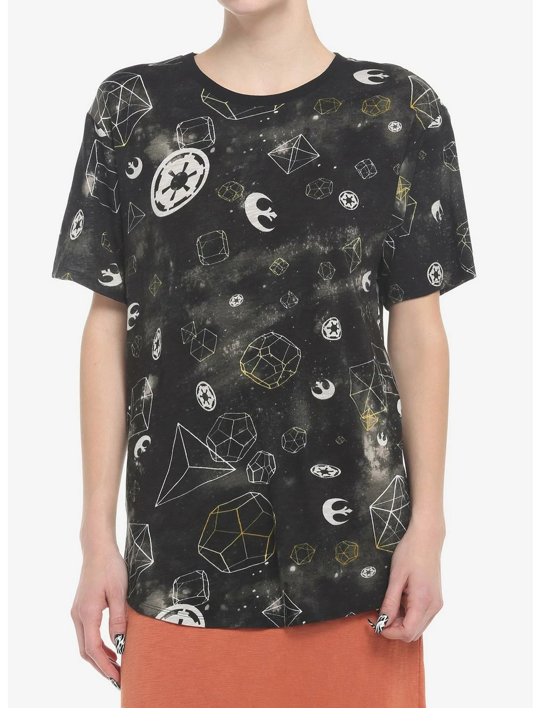 HUNIVERS Her Universe Star Wars Icons Tie-Dye Tunic Top