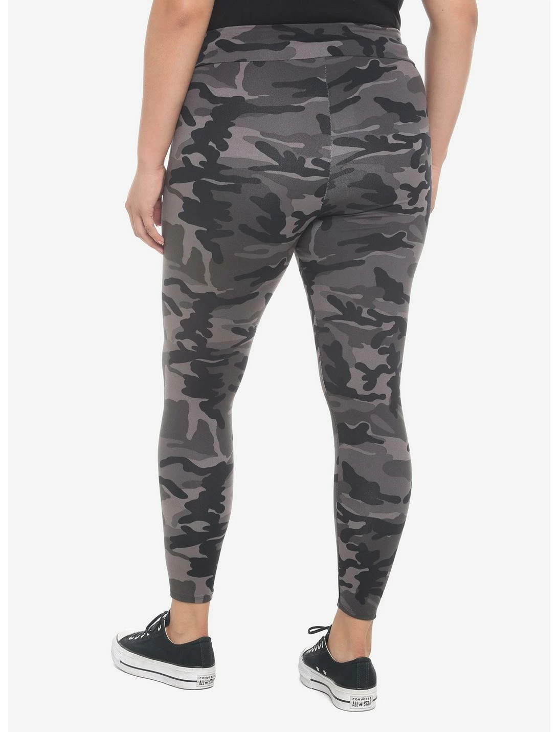 HUNIVERS Her Universe Dark Camouflage Leggings Plus Size - Image 2