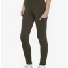 HUNIVERS Olive Leggings With Pocket
