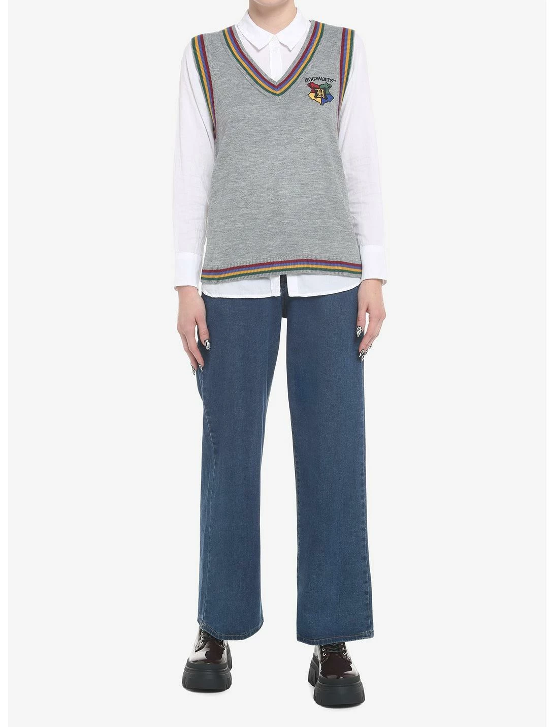 HUNIVERS Her Universe Harry Potter Hogwarts Sweater Vest - Image 2