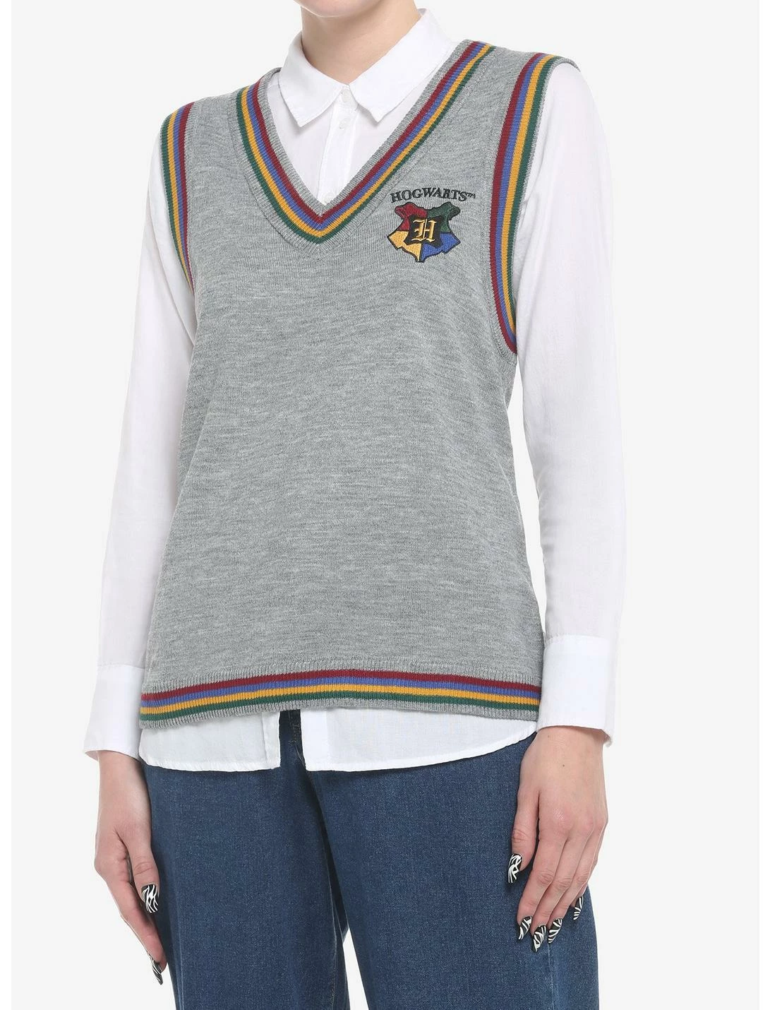 HUNIVERS Her Universe Harry Potter Hogwarts Sweater Vest