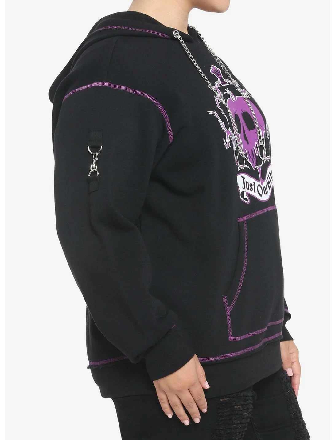 HUNIVERS Disney Villains Snow White And The Seven Dwarfs Just One Bite Hoodie Plus Size - Image 4