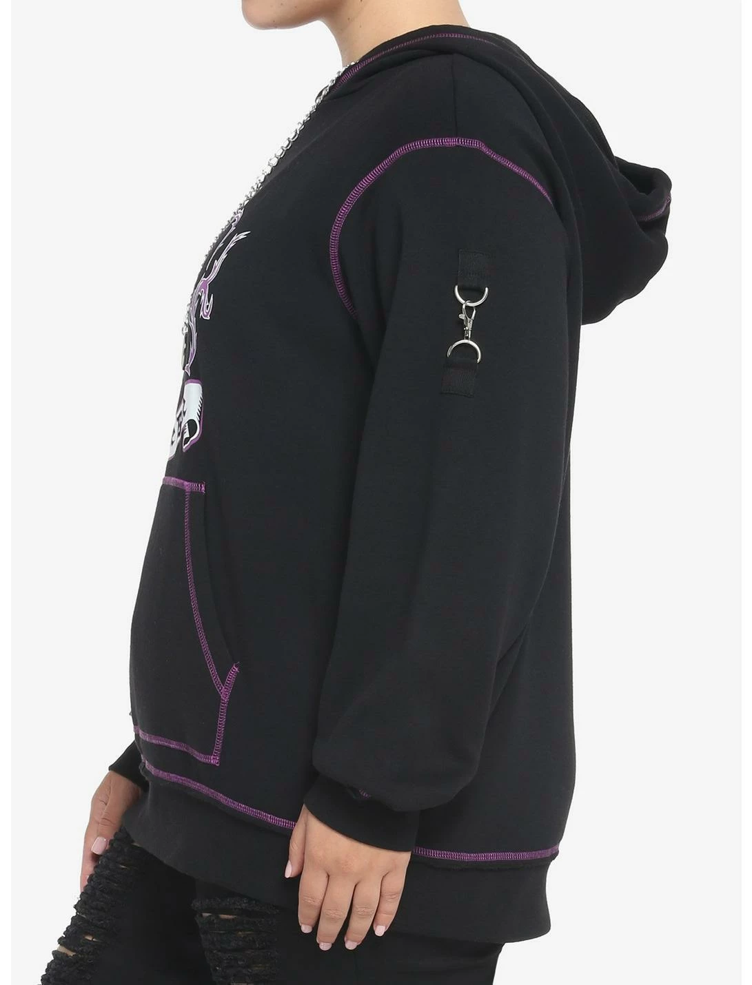 HUNIVERS Disney Villains Snow White And The Seven Dwarfs Just One Bite Hoodie Plus Size - Image 5