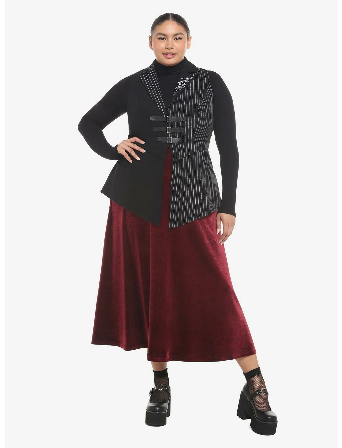 HUNIVERS The Nightmare Before Christmas Jack Waistcoat Vest Plus Size - Image 2