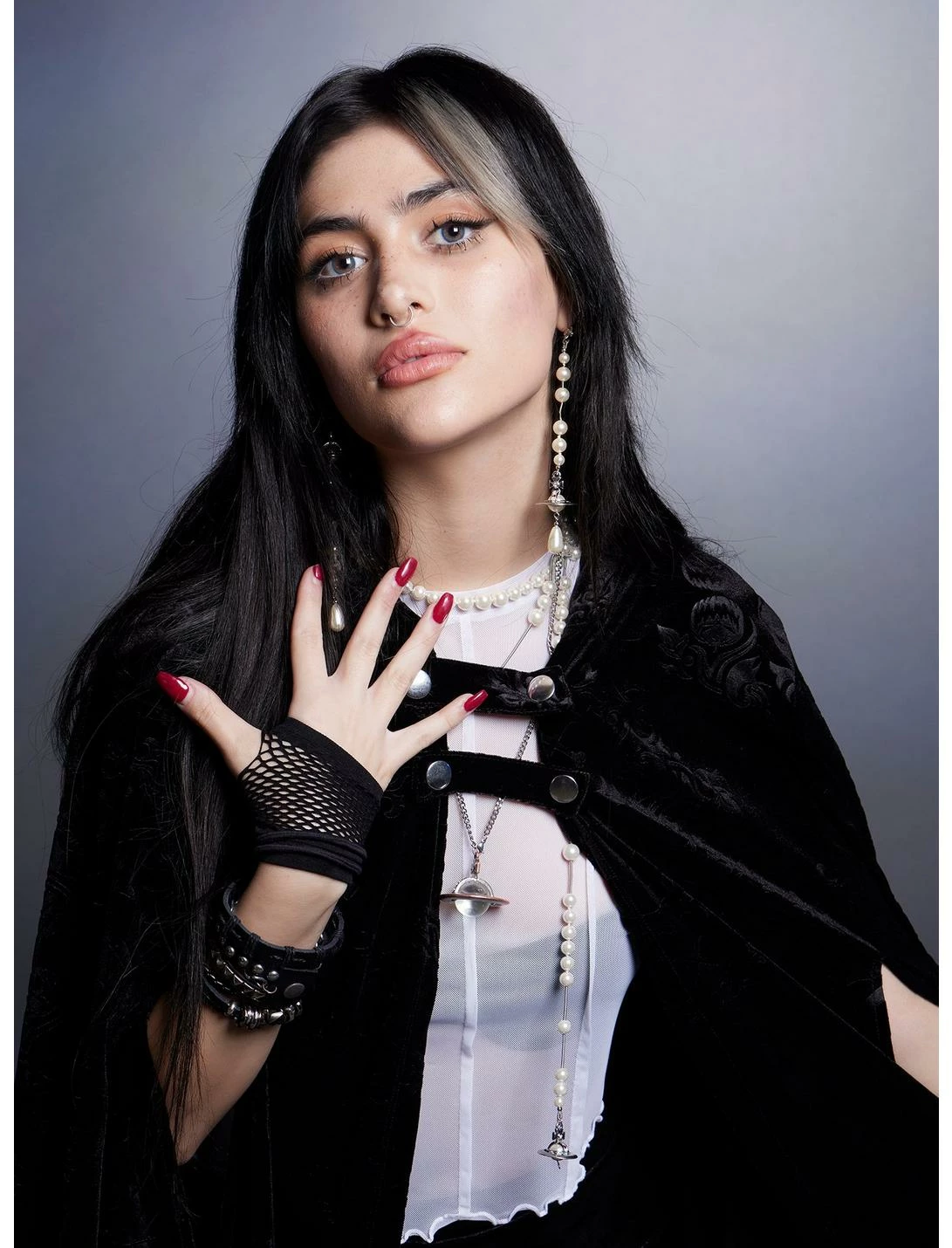 HUNIVERS The Nightmare Before Christmas Jack Velvet Hooded Cape - Image 4