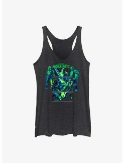 Null Star Wars The Book Of Boba Fett Dark Saber Sequential Womens Tank Top