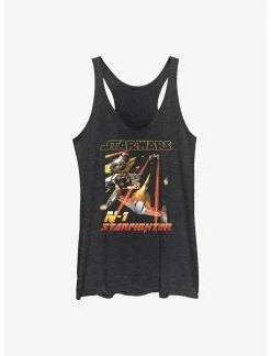 Null Star Wars The Book Of Boba Fett N-1 Starfighter Womens Tank Top