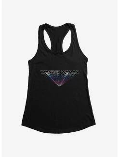 Null DC Comics Wonder Woman 1984 Layered Logo Dark Women's Tank