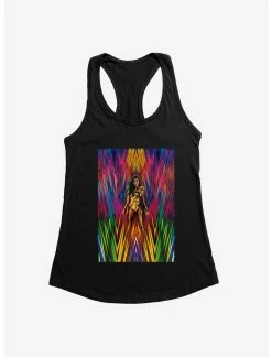 Null DC Comics Wonder Woman 1984 Multicolor Poster Women's Tank