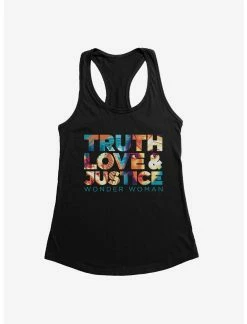 Null DC Comics Wonder Woman 1984 Truth Love Justice Women's Tank