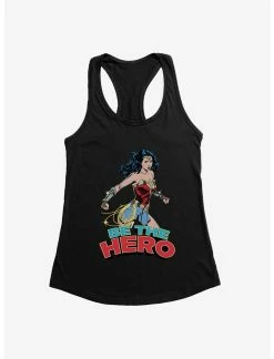Null DC Comics Wonder Woman Be The Hero Women's Tank