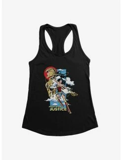 Null DC Comics Wonder Woman Fight For Justice Women's Tank