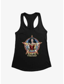 Null DC Comics Wonder Woman Save The Day Women's Tank