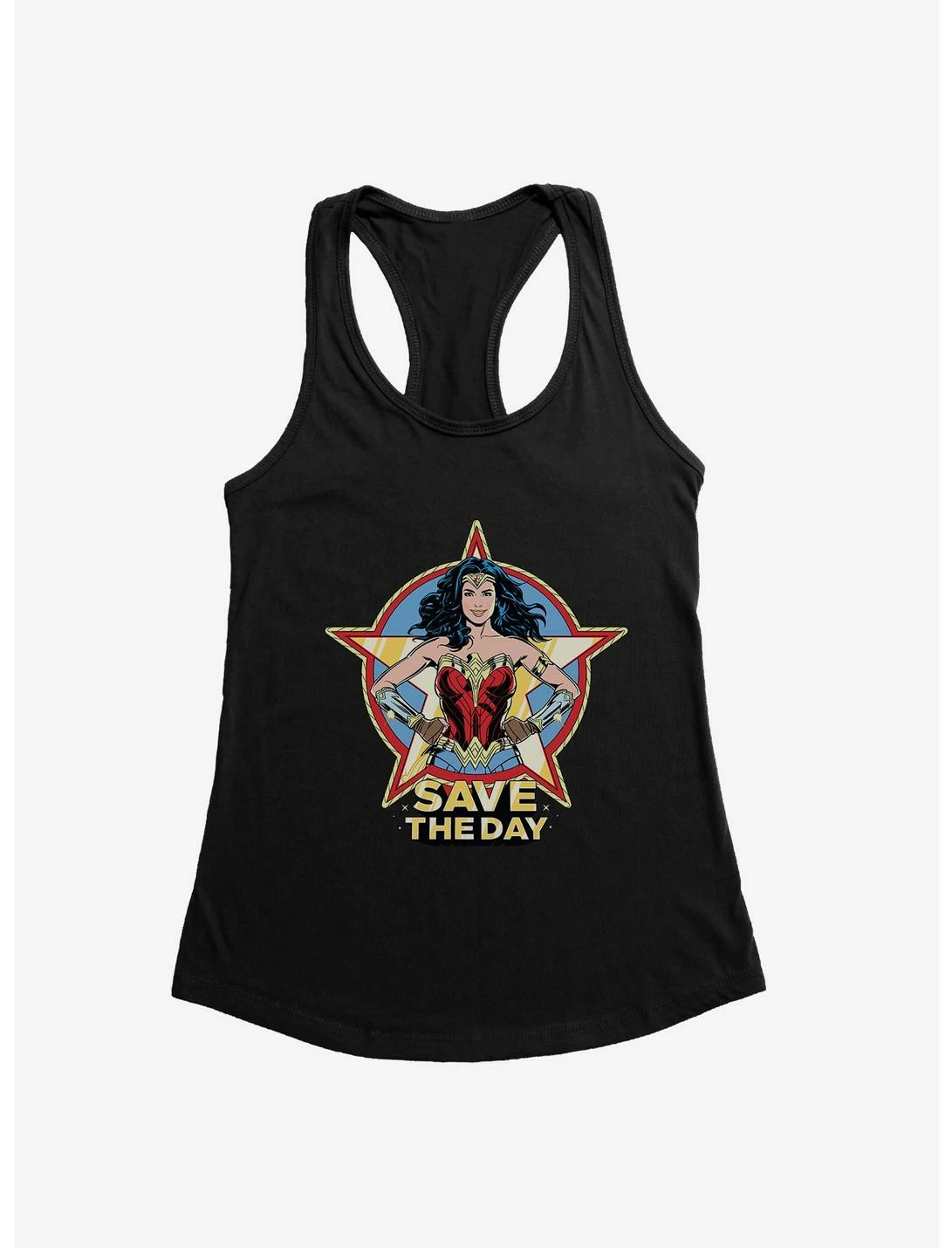 Null DC Comics Wonder Woman Save The Day Women's Tank