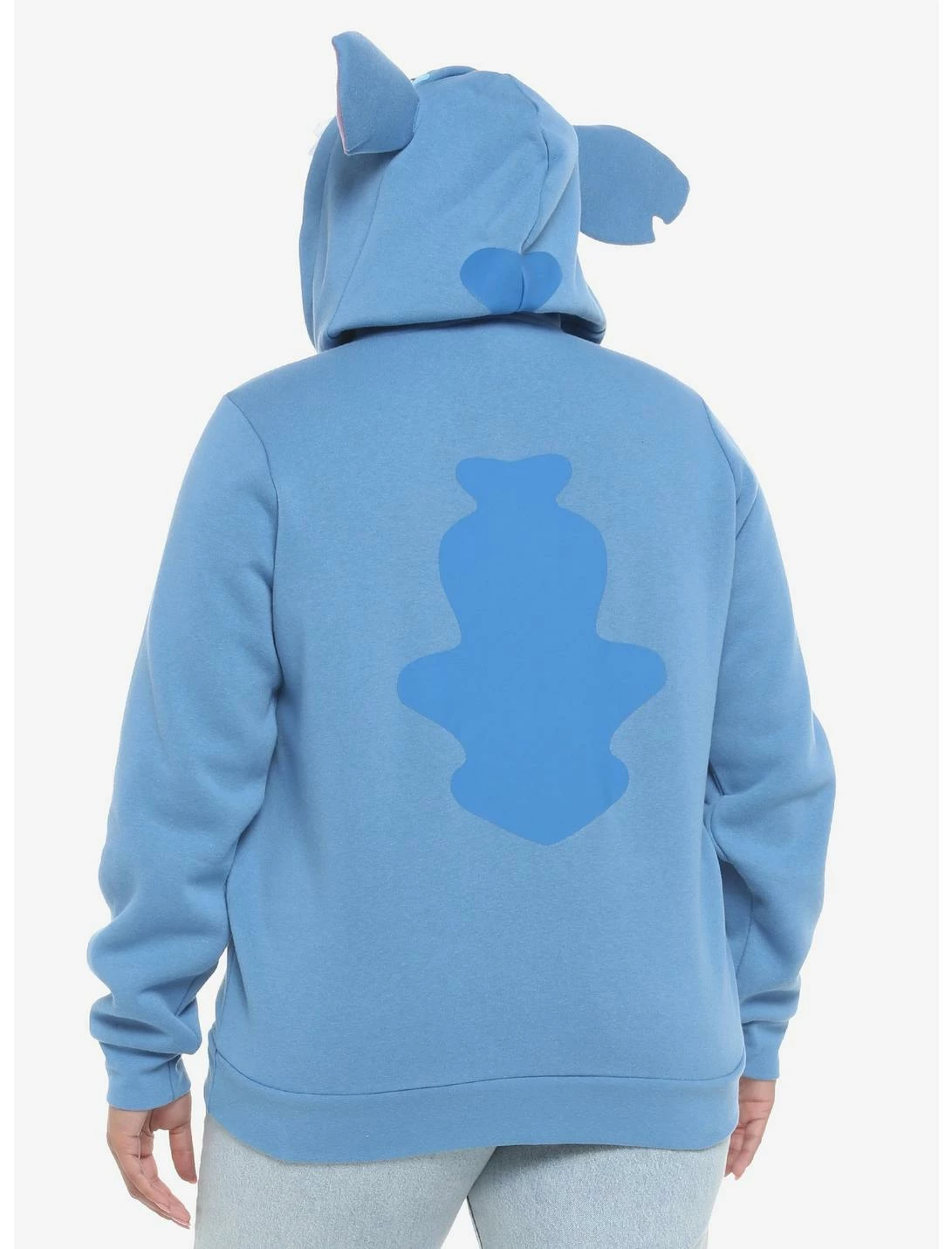 HUNIVERS Disney Lilo & Stich Ears Hoodie Plus Size - Image 3