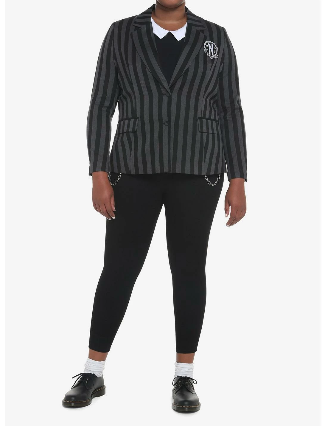 HUNIVERS Wednesday Nevermore Blazer Plus Size - Image 2