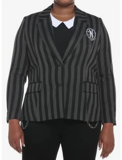 HUNIVERS Wednesday Nevermore Blazer Plus Size