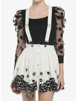 HUNIVERS Her Universe Studio Ghibli Spirited Away Soot Sprites Star Candy Suspender Skirt
