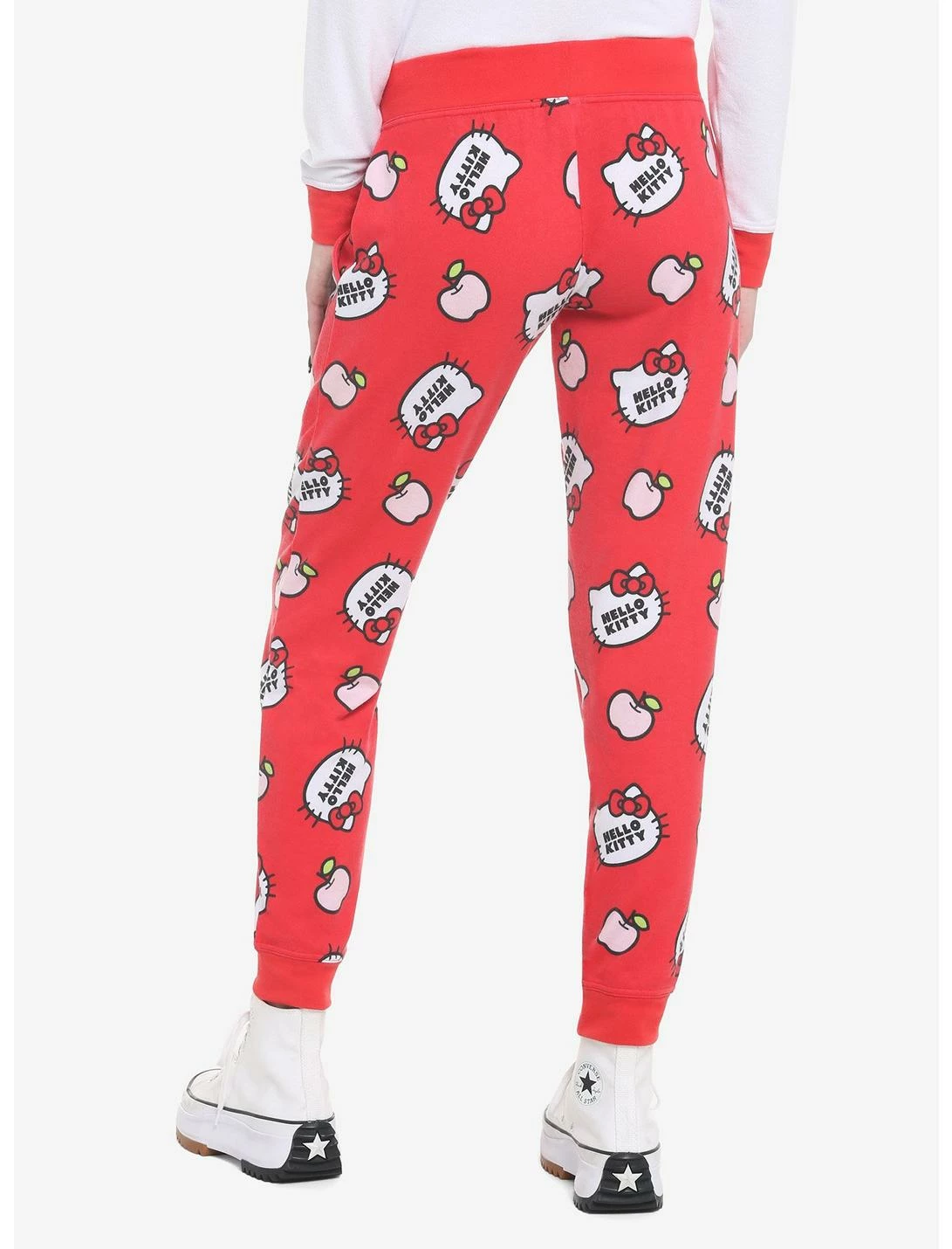 HUNIVERS Hello Kitty Apple Jogger Pajama Pants - Image 2