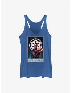Null Star Wars Obi-Wan Kenobi 3rd Sister Tarot Card Womens Tank Top