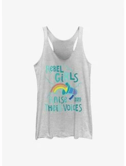 Null Rebel Girls Raise Their Voices Womens Tank Top