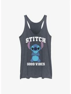 Null Disney Lilo And Stitch Good Vibes Womens Tank Top