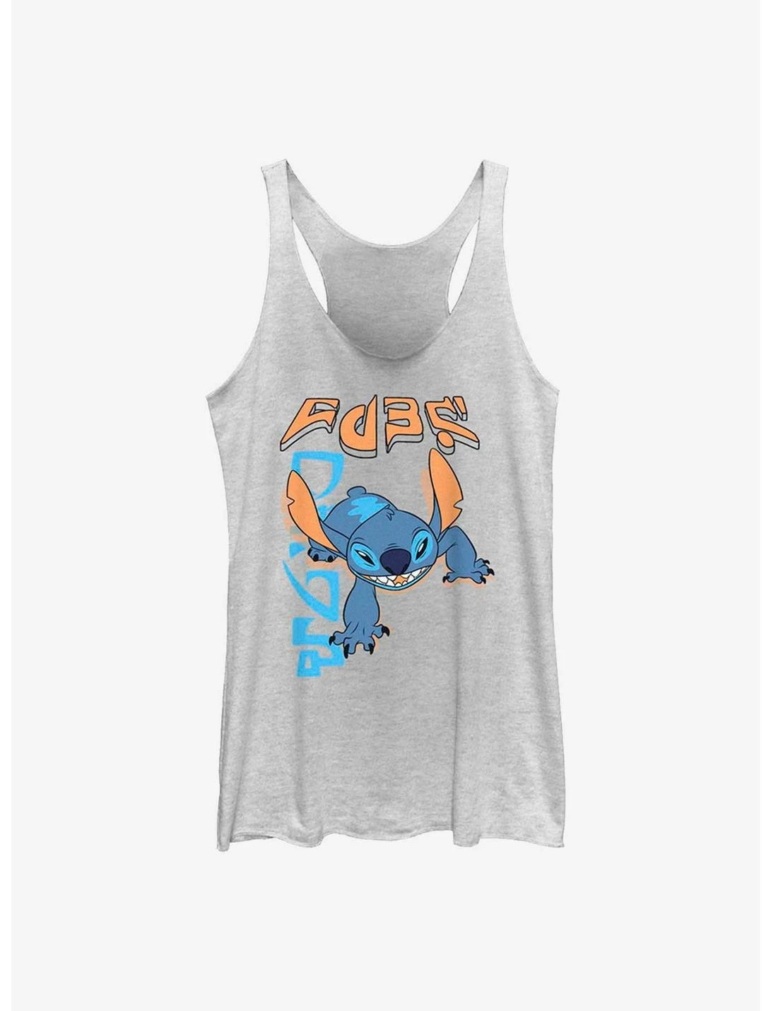 Null Disney Lilo And Stitch Tiger Crawl Back Womens Tank Top