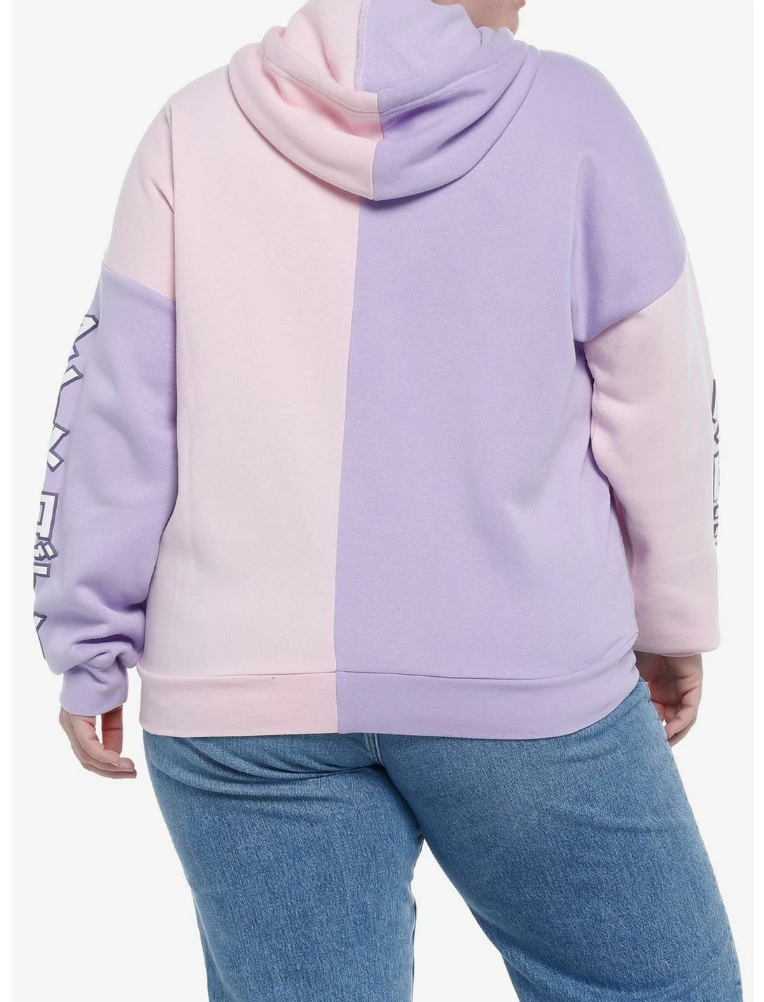 HUNIVERS My Melody & Kuromi Pastel Split Hoodie Plus Size - Image 3