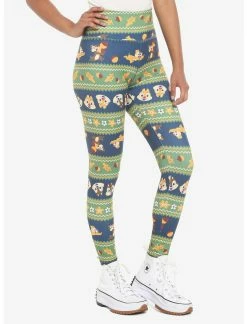 HUNIVERS Disney Chip 'N Dale Fair Isle Leggings
