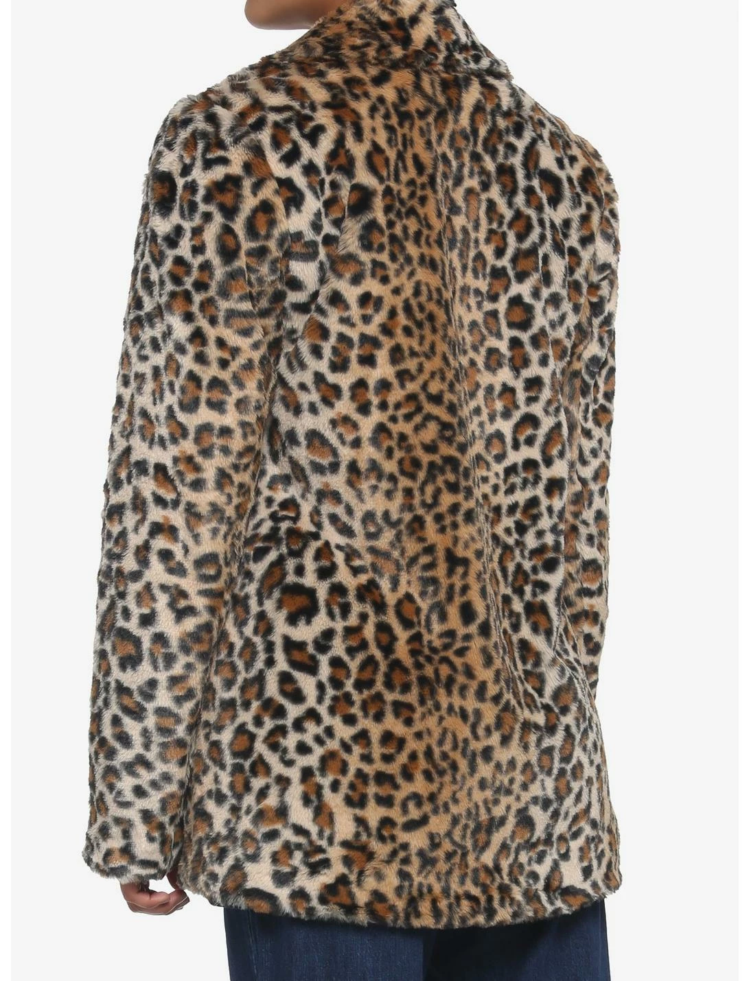 Null Leopard Faux Fur Coat - Image 3