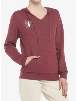 HUNIVERS Her Universe Marvel Spider-Man Logo Hoodie