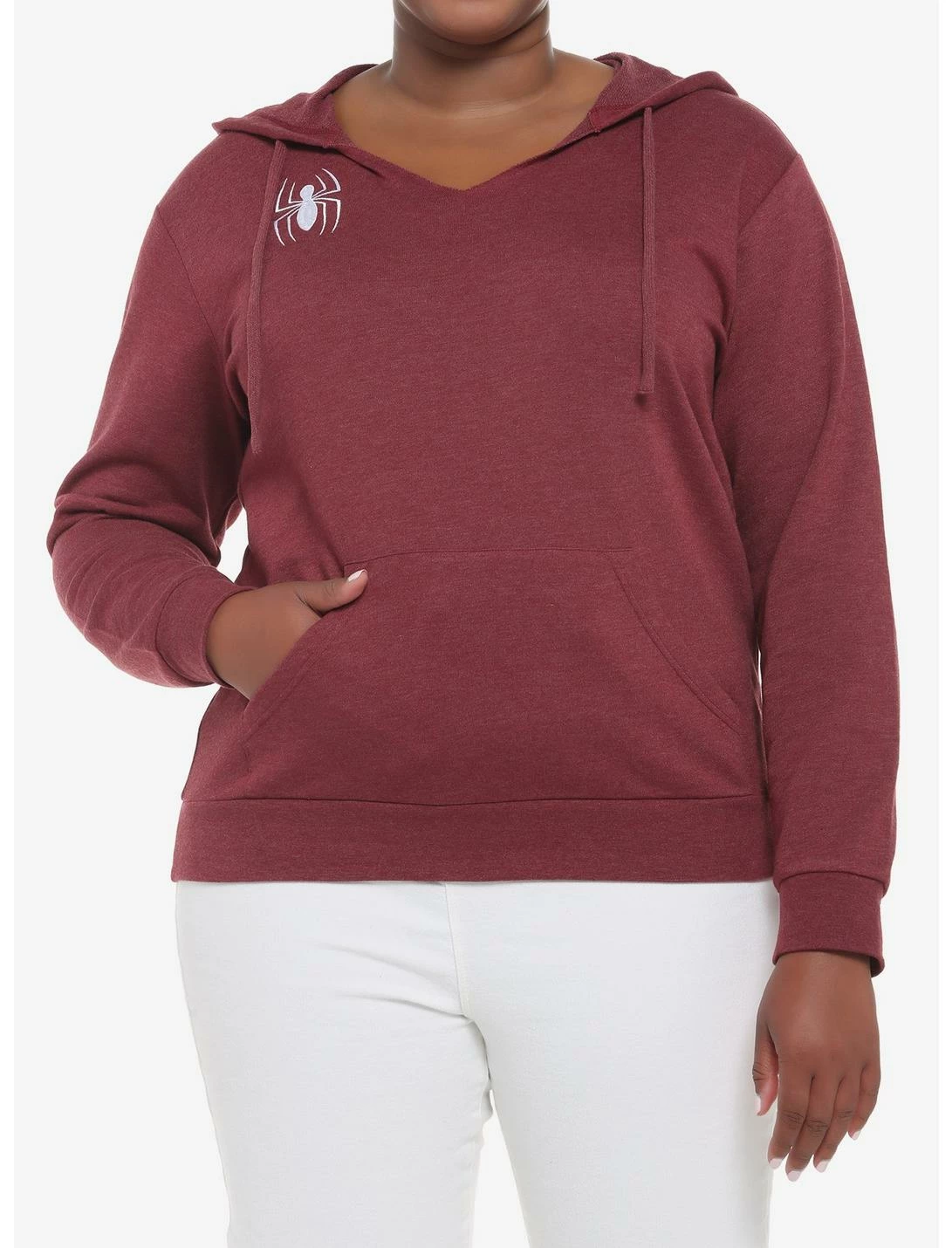 HUNIVERS Her Universe Marvel Spider-Man Logo Hoodie Plus Size