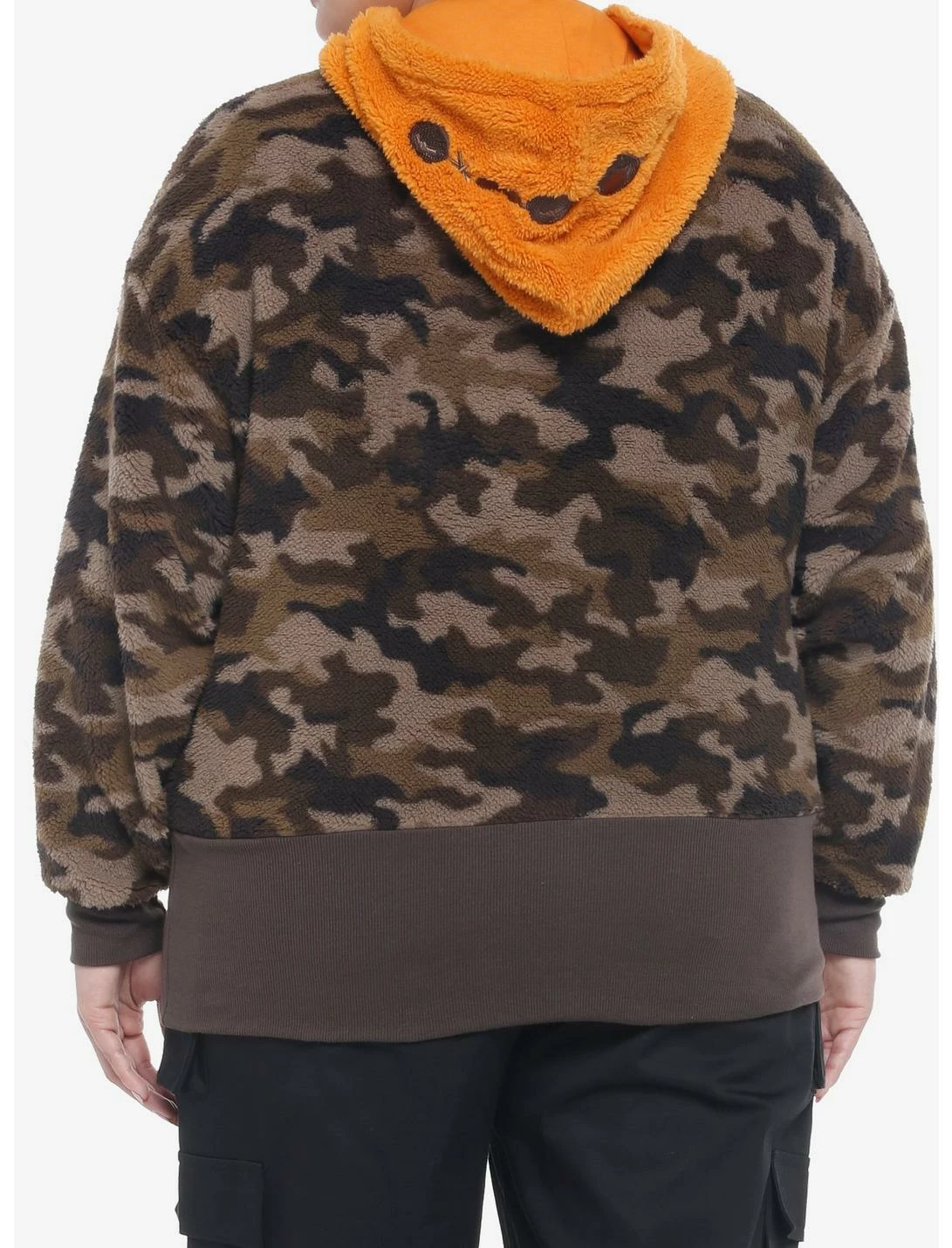 HUNIVERS Her Universe Star Wars Ewok Sherpa Camouflage Hoodie Plus Size - Image 3