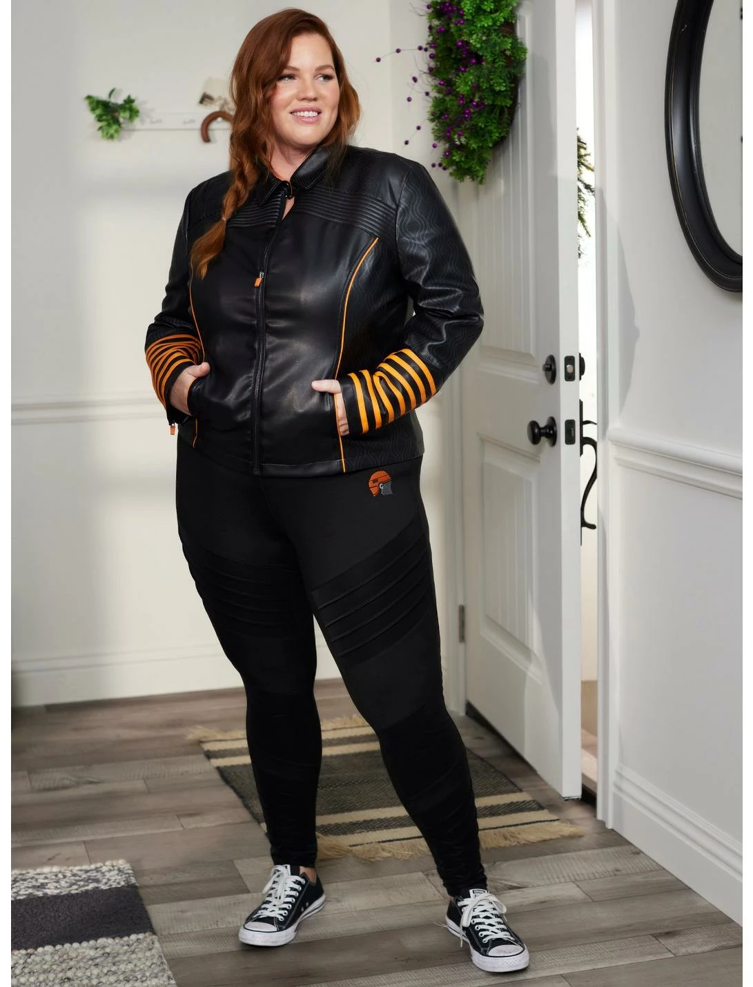 HUNIVERS Her Universe Star Wars Fennec Shand Faux Leather Jacket Plus Size - Image 2