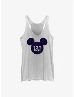 Null Disney Mickey Mouse Half Marathon Miles Womens Tank Top