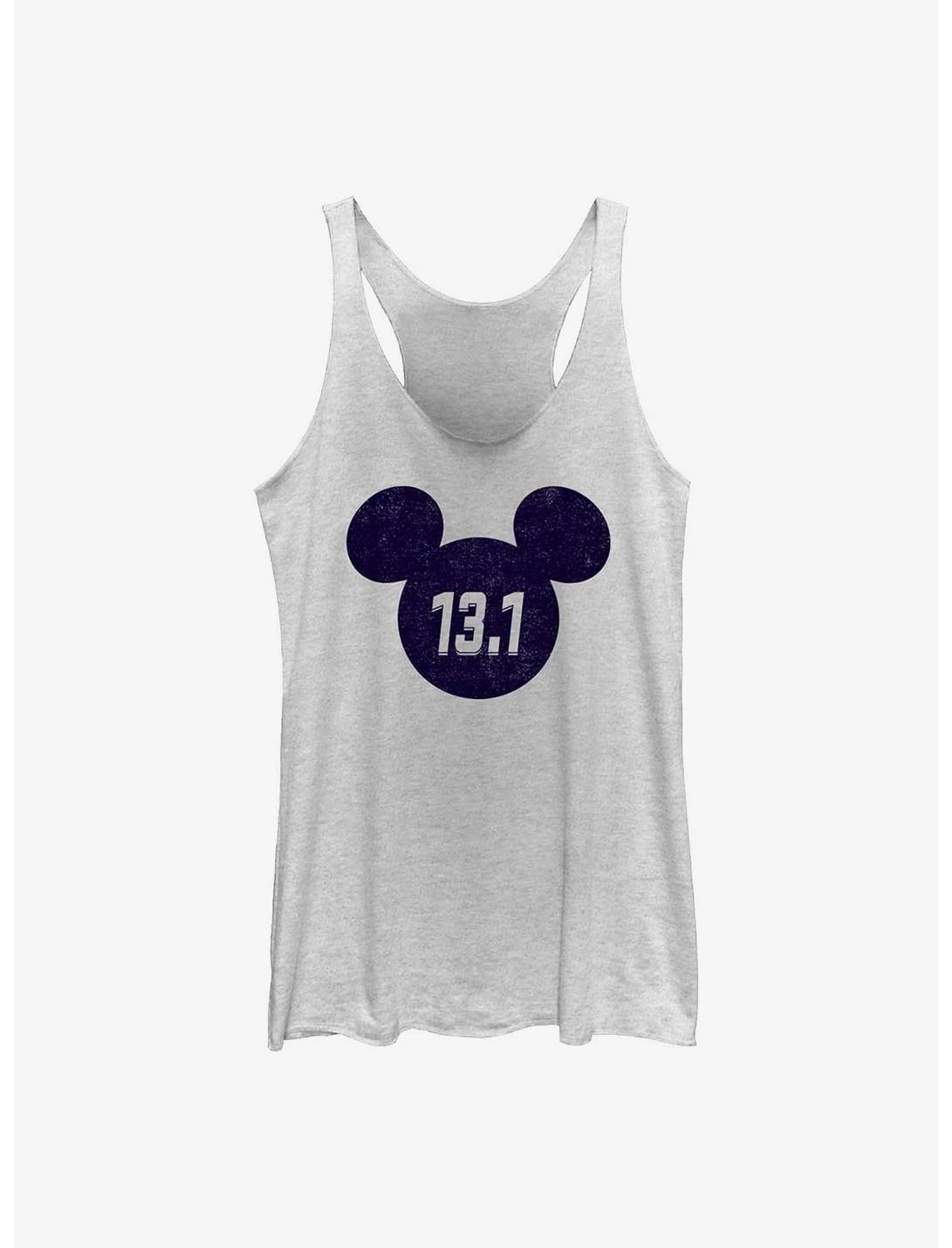 Null Disney Mickey Mouse Half Marathon Miles Womens Tank Top
