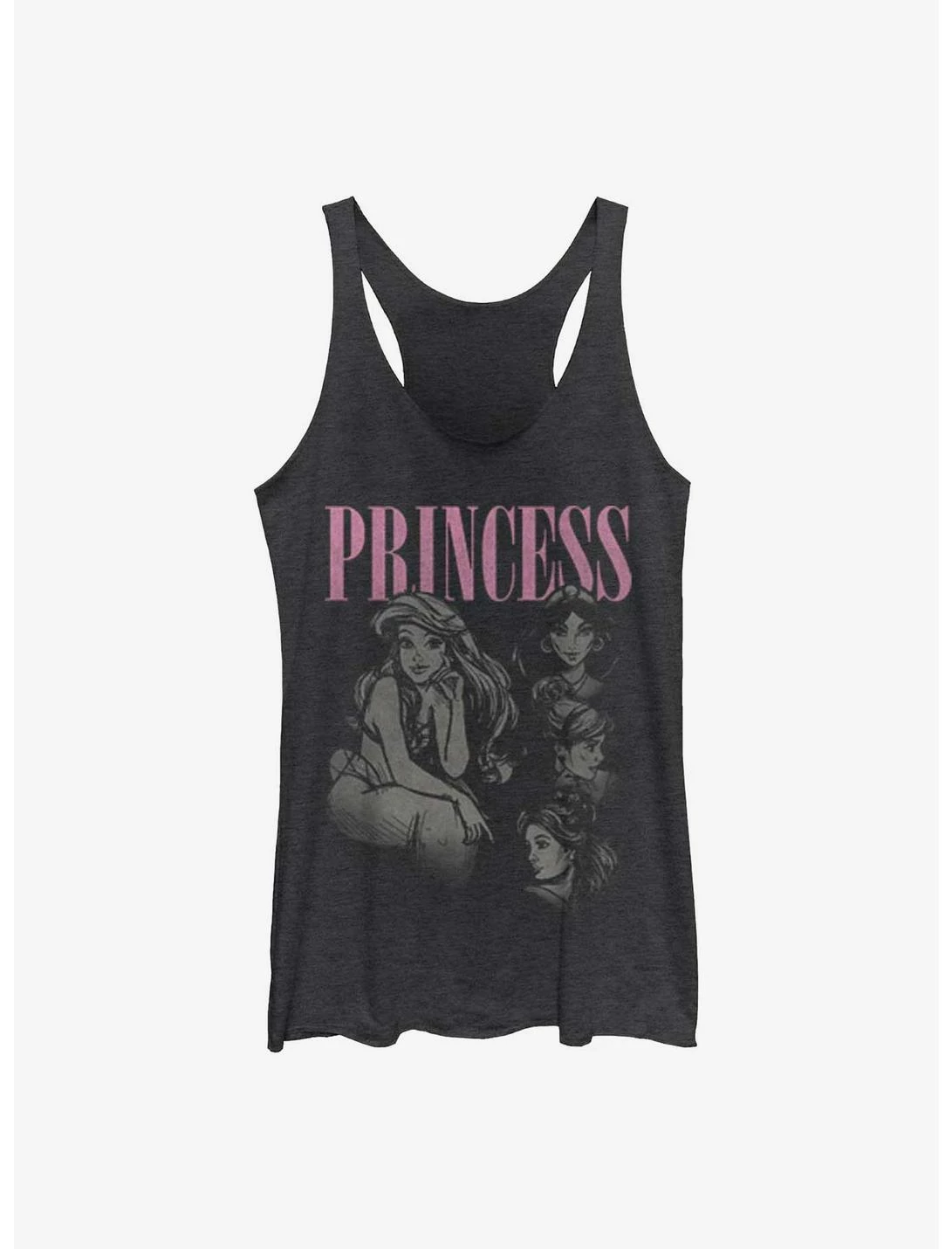 Null Disney Princesses Retro Portrait Womens Tank Top