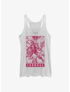 Null Marvel Carnage Pop Womens Tank Top